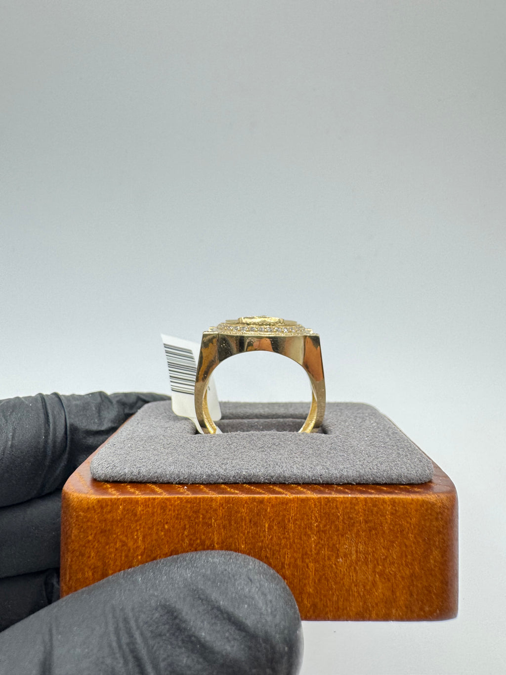 10K Gold Virgen De La Caridad Men’s Ring