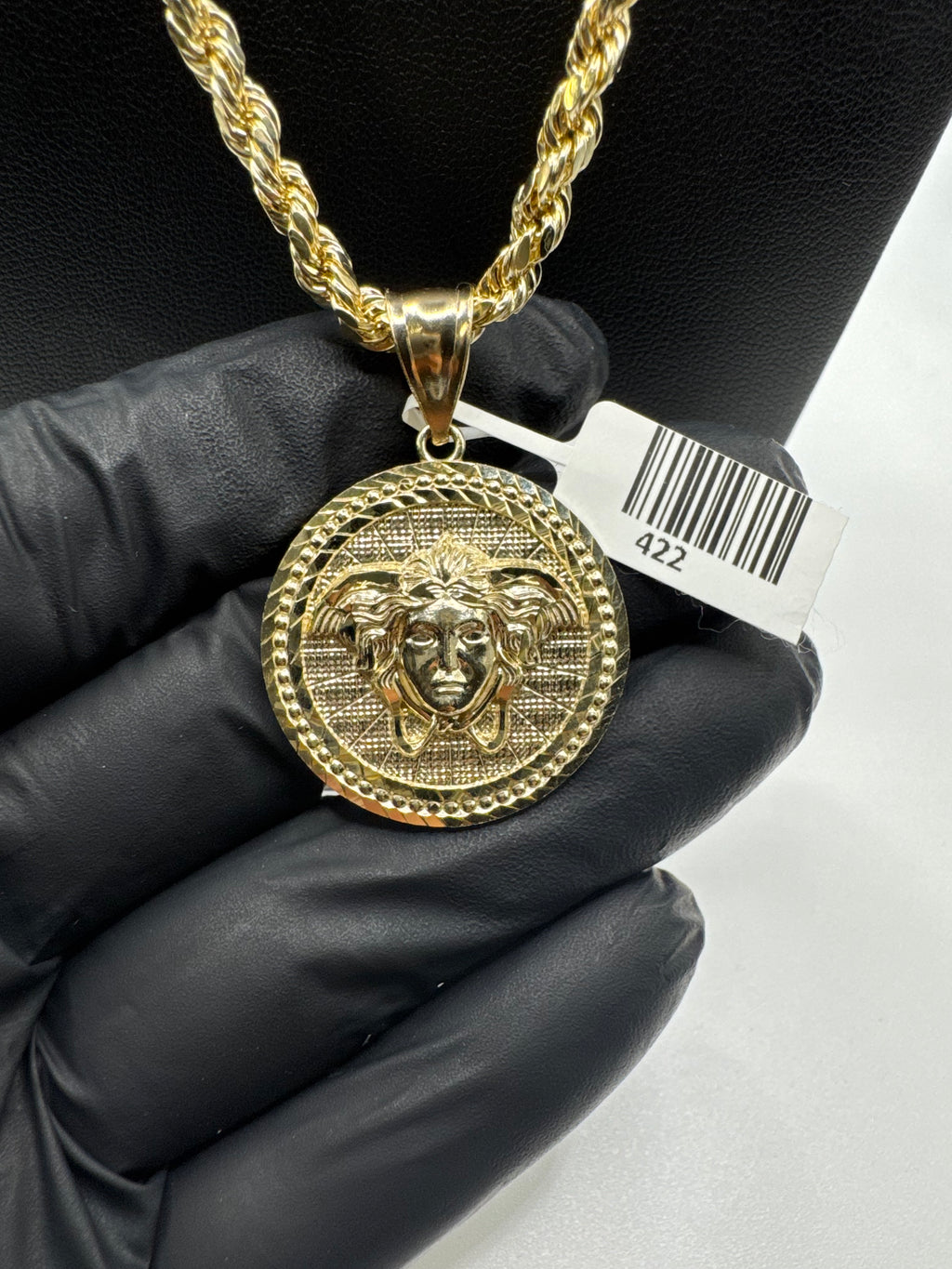 10K Gold Chain with Pendant