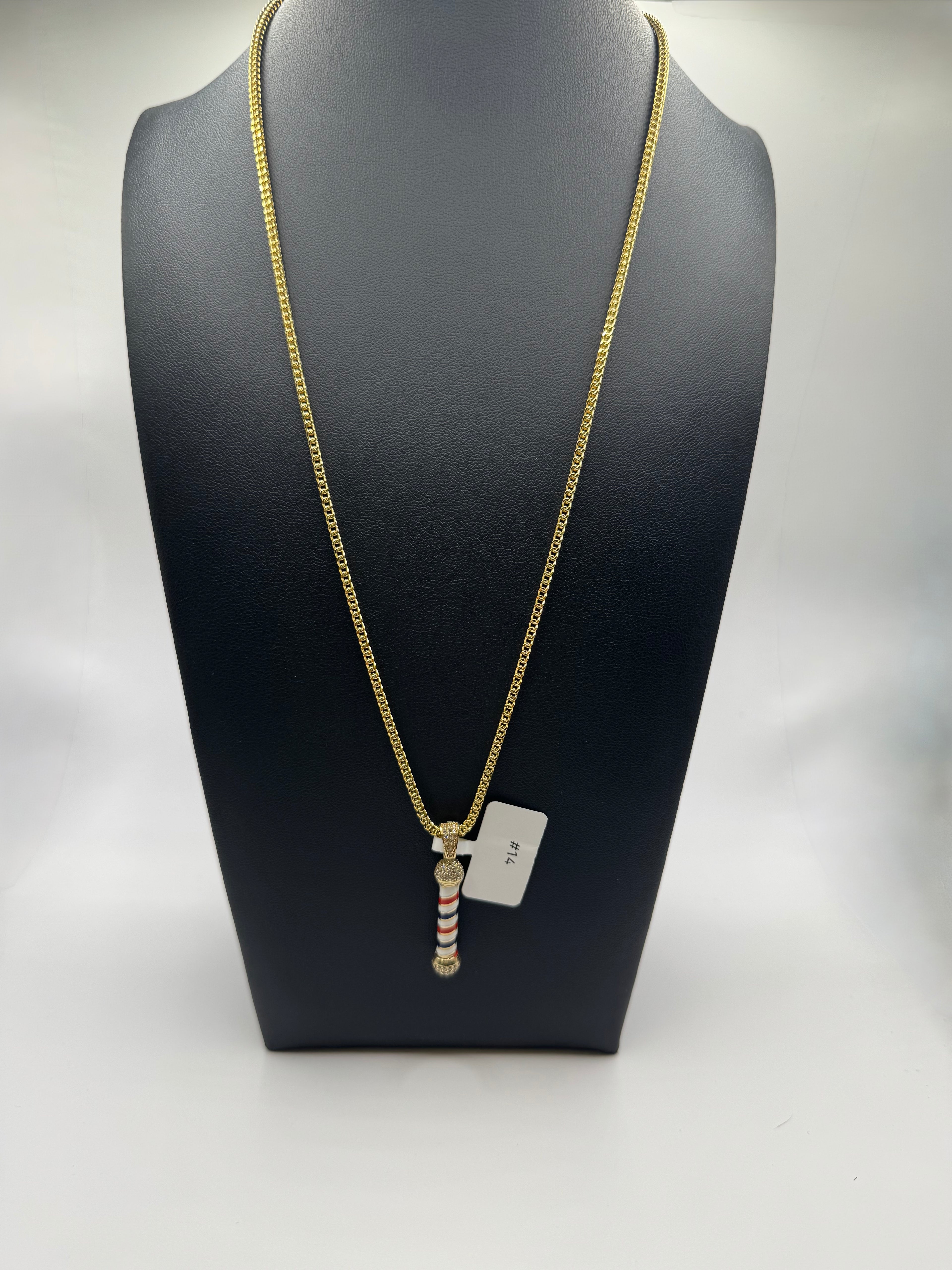 Franco chain with Barber Pendant