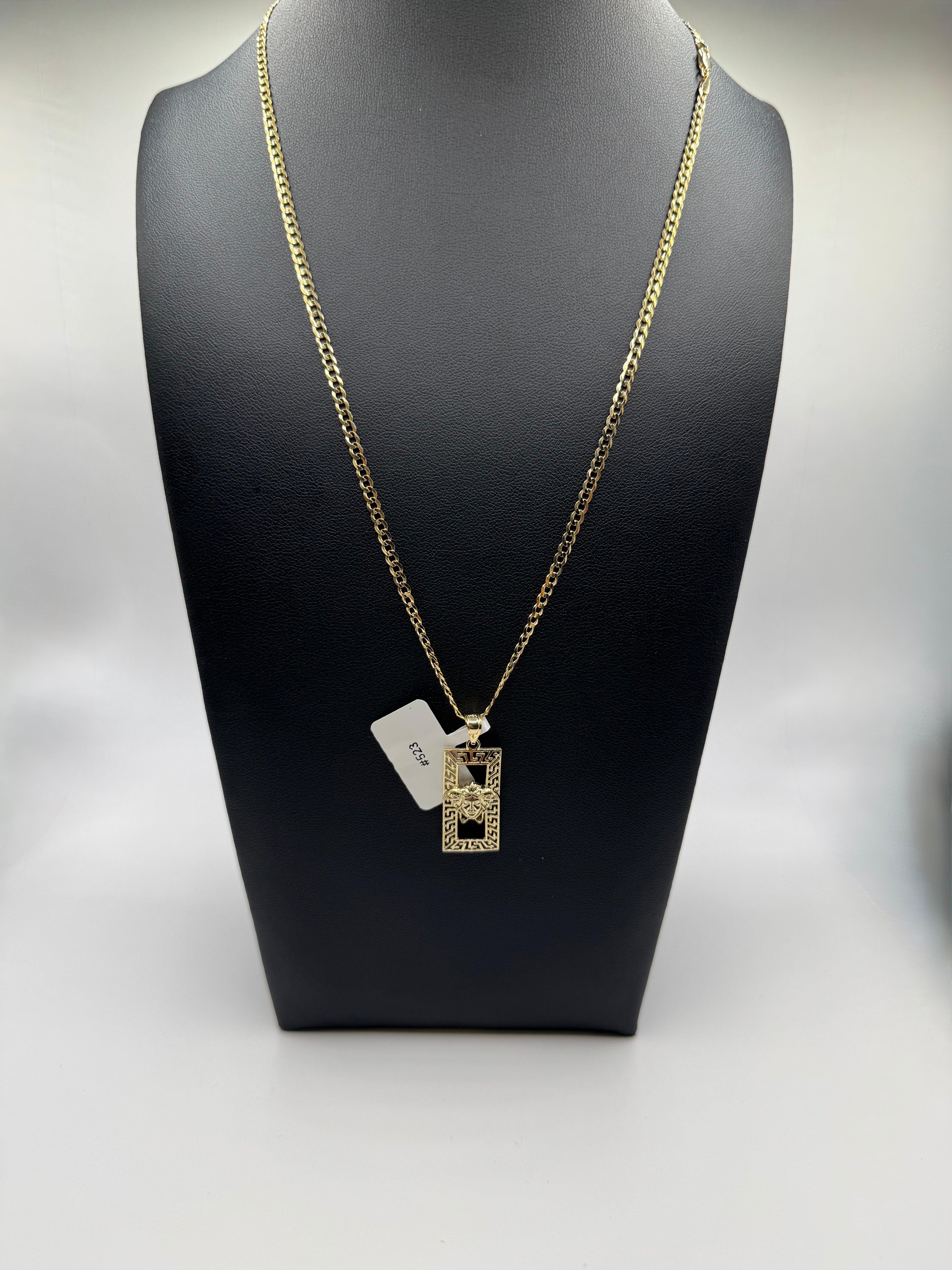 Curve Chain with GOAT Pendant