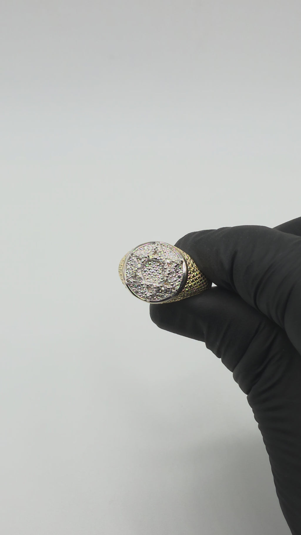 10K Gold Diamond Ring With Natural Diamonds