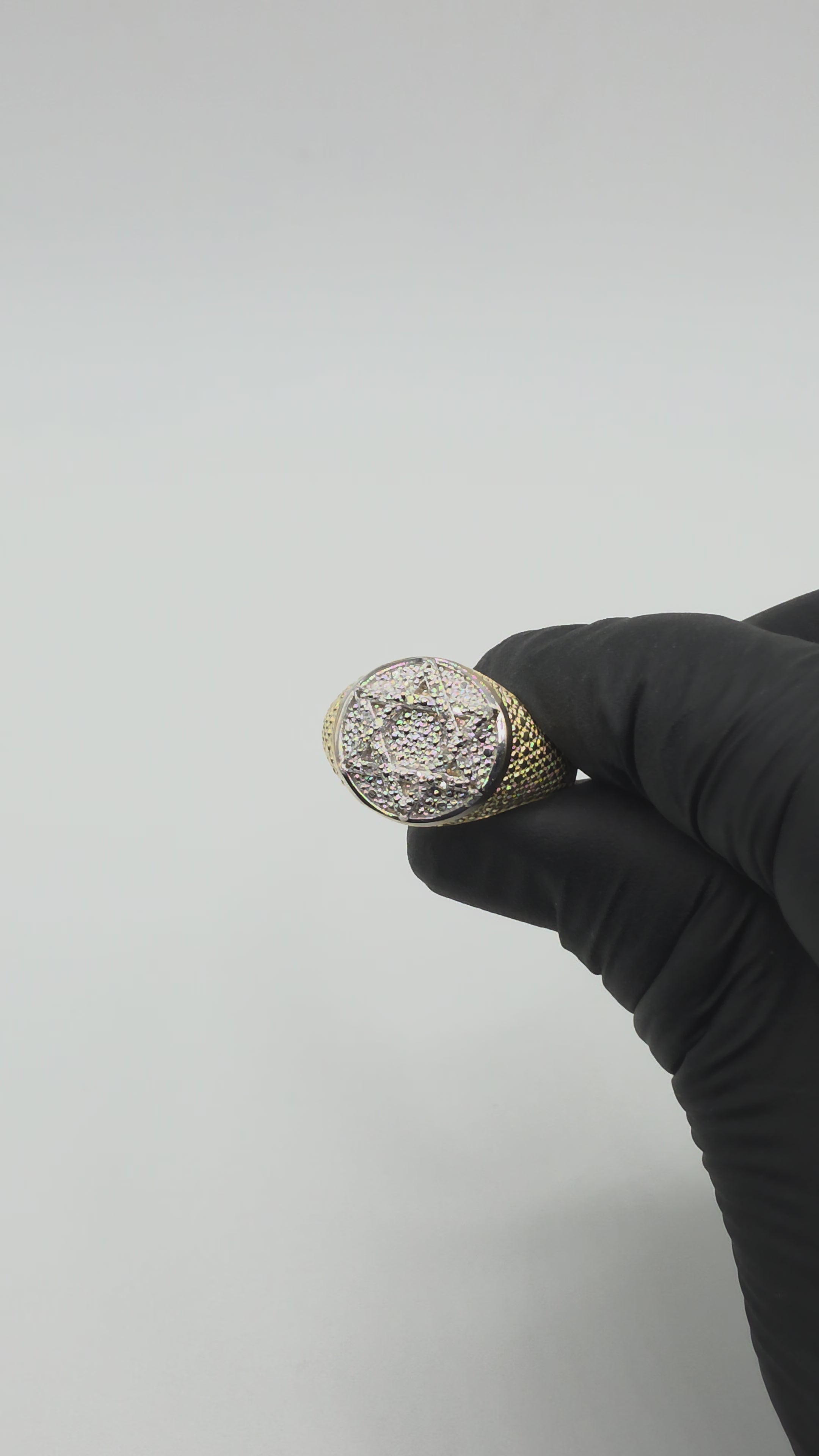 10K Gold Diamond Ring With Natural Diamonds