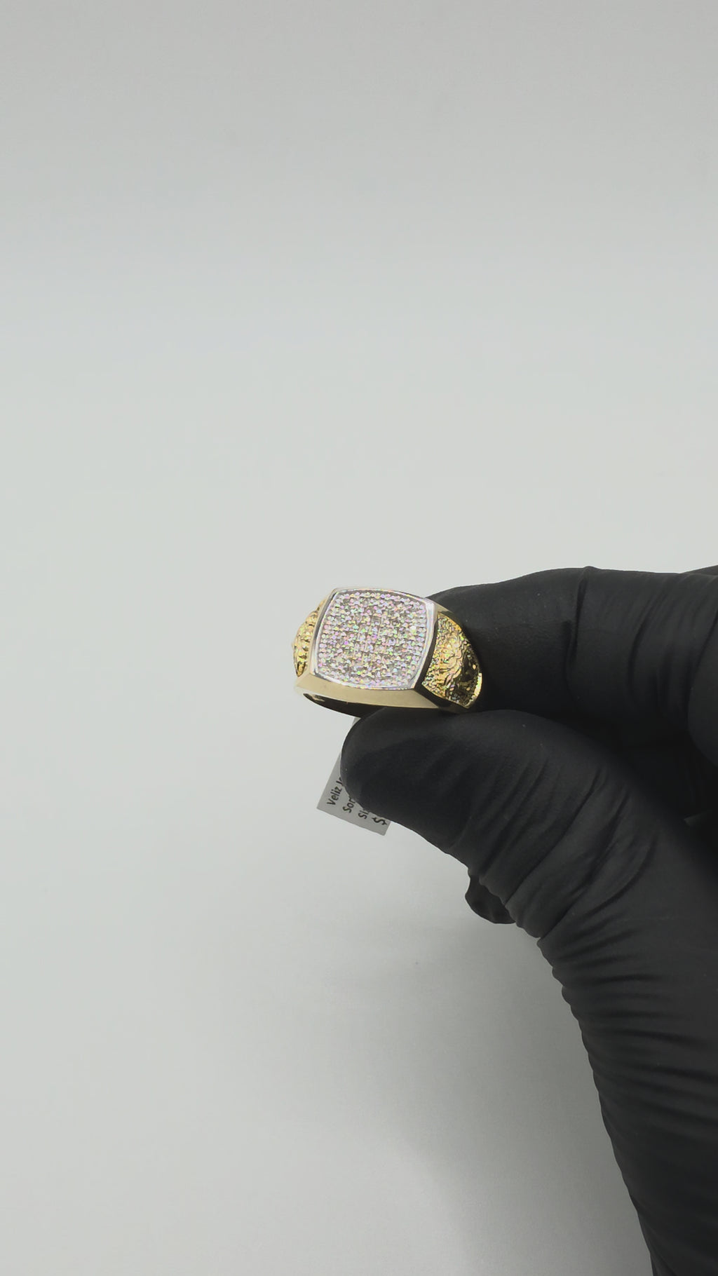 10K Gold Ring With Natural Diamonds