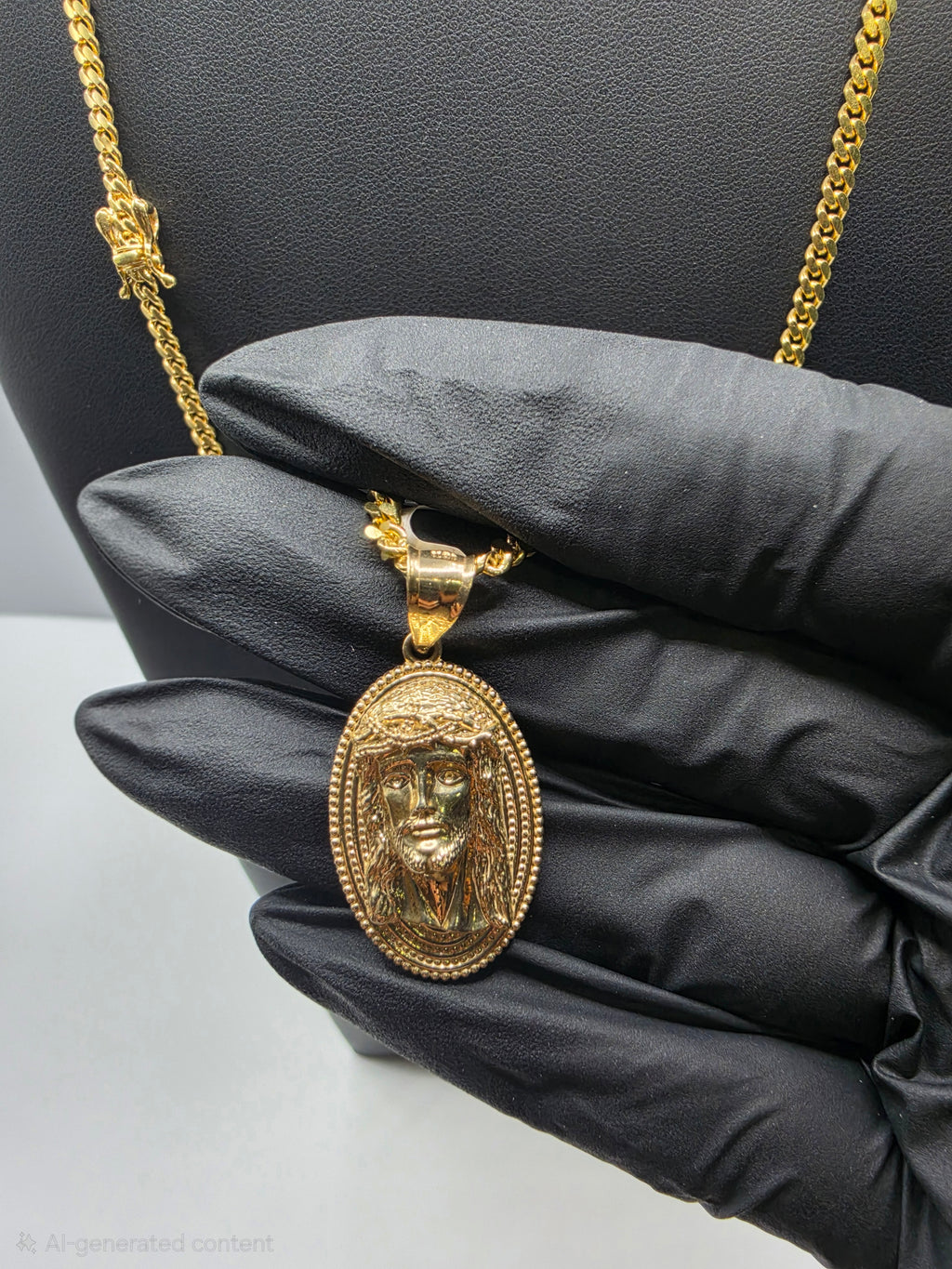 10K Miami Cuban Link with Pendant