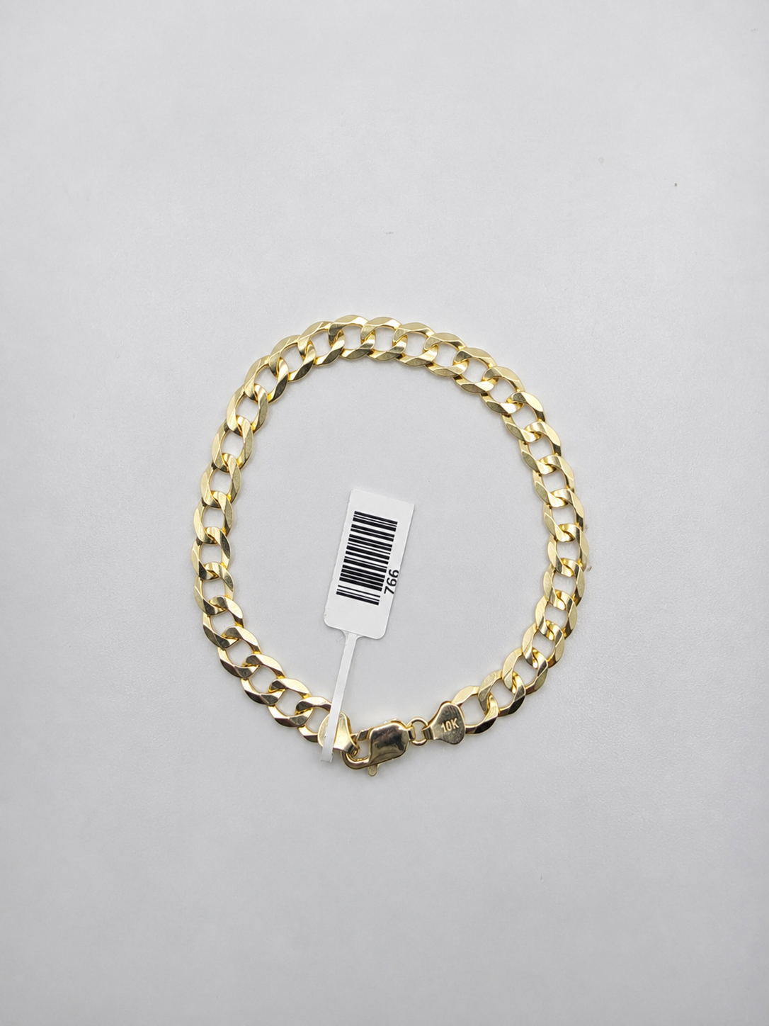 10K Gold Curve Bracelet
