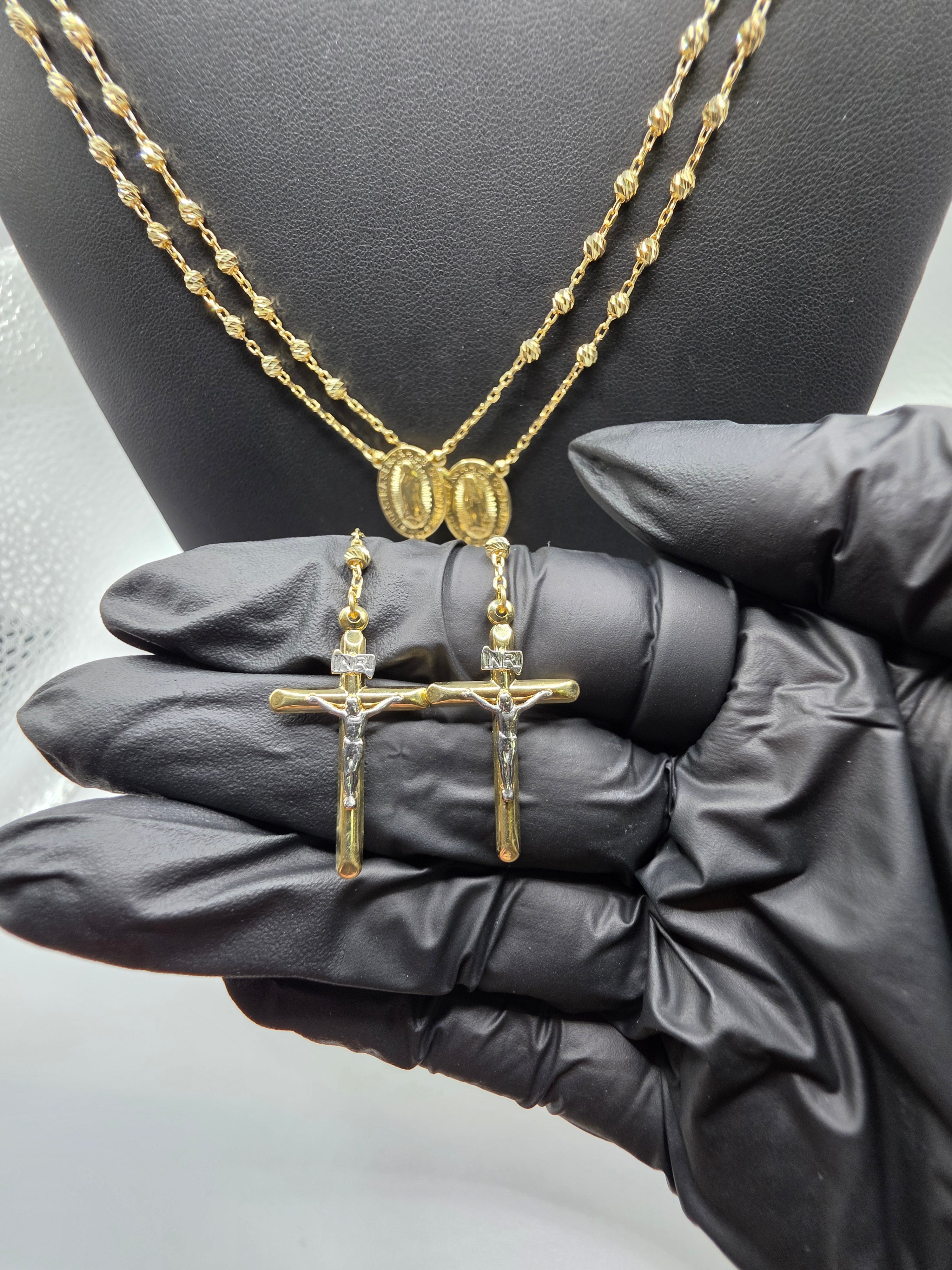 10K Gold Rosary