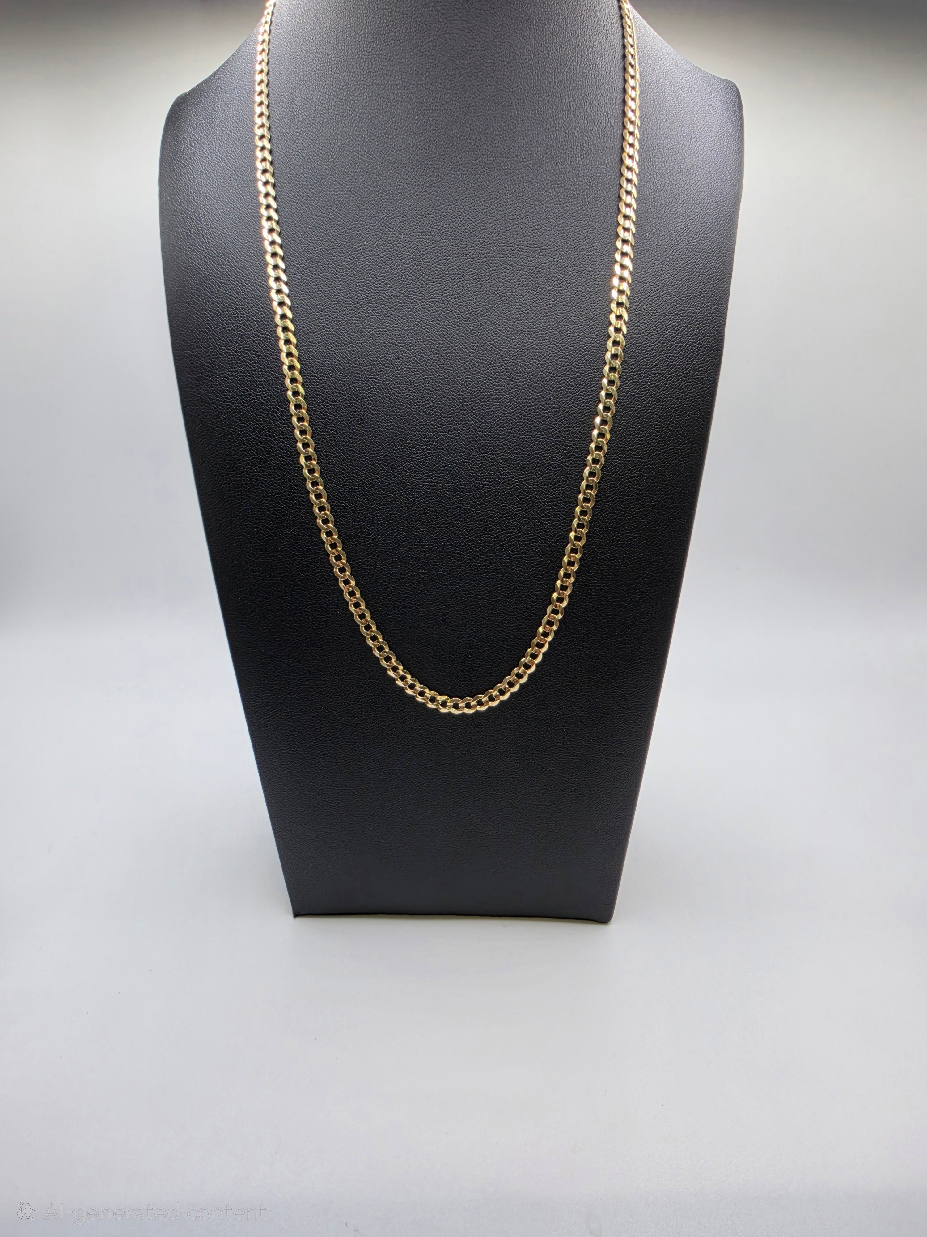 10K Gold Curve Chain