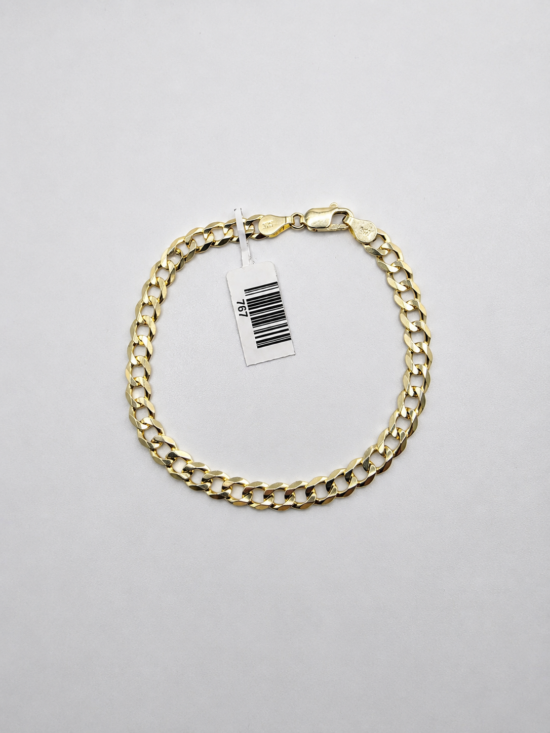 10K Gold Curve Bracelet