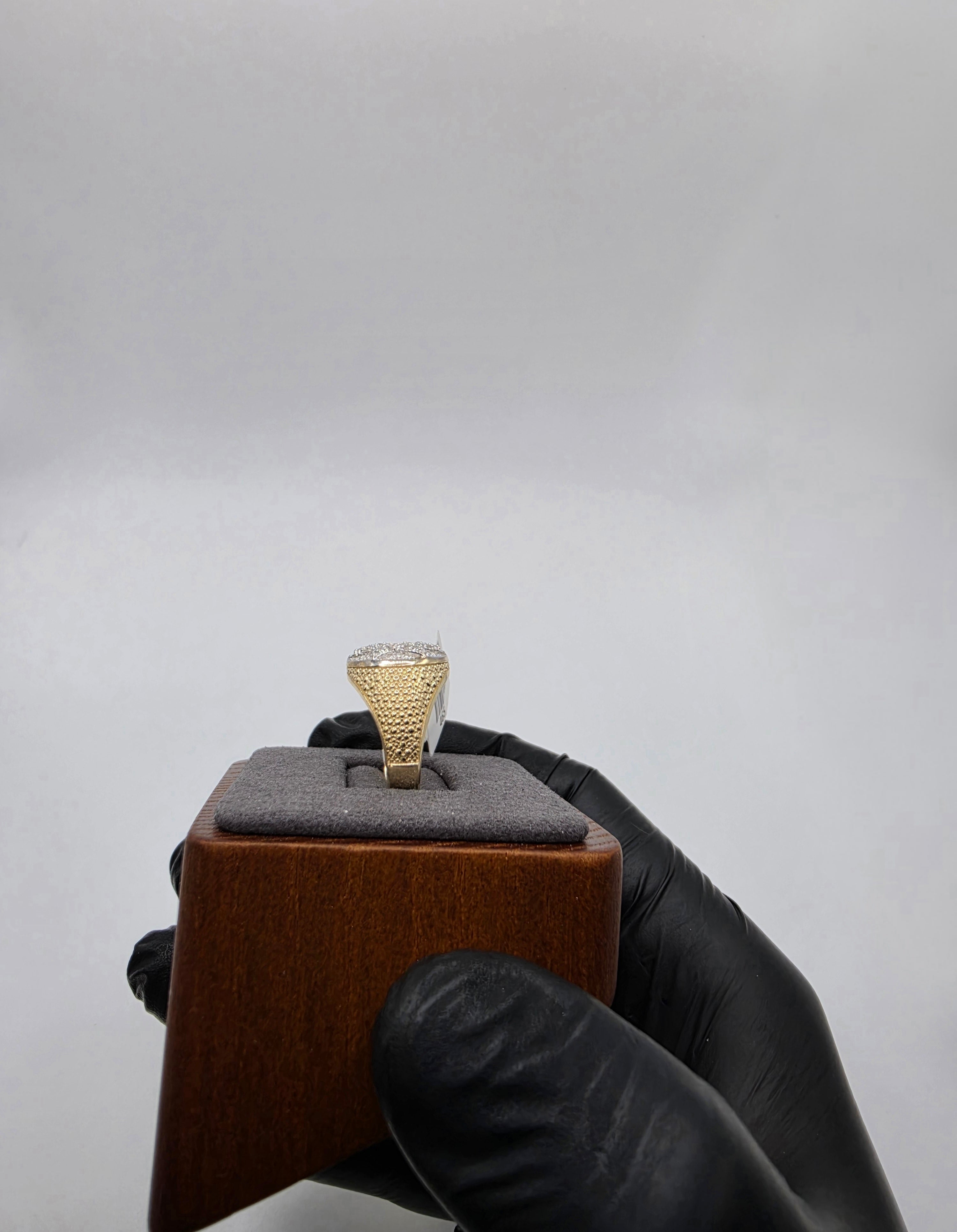 10K Gold Diamond Ring With Natural Diamonds