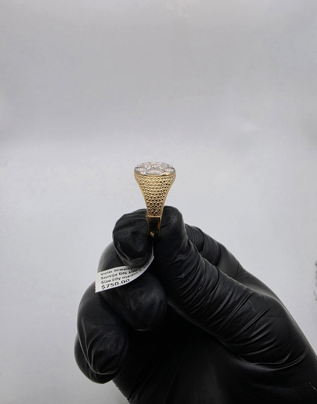 10K Gold Diamond Ring With Natural Diamonds