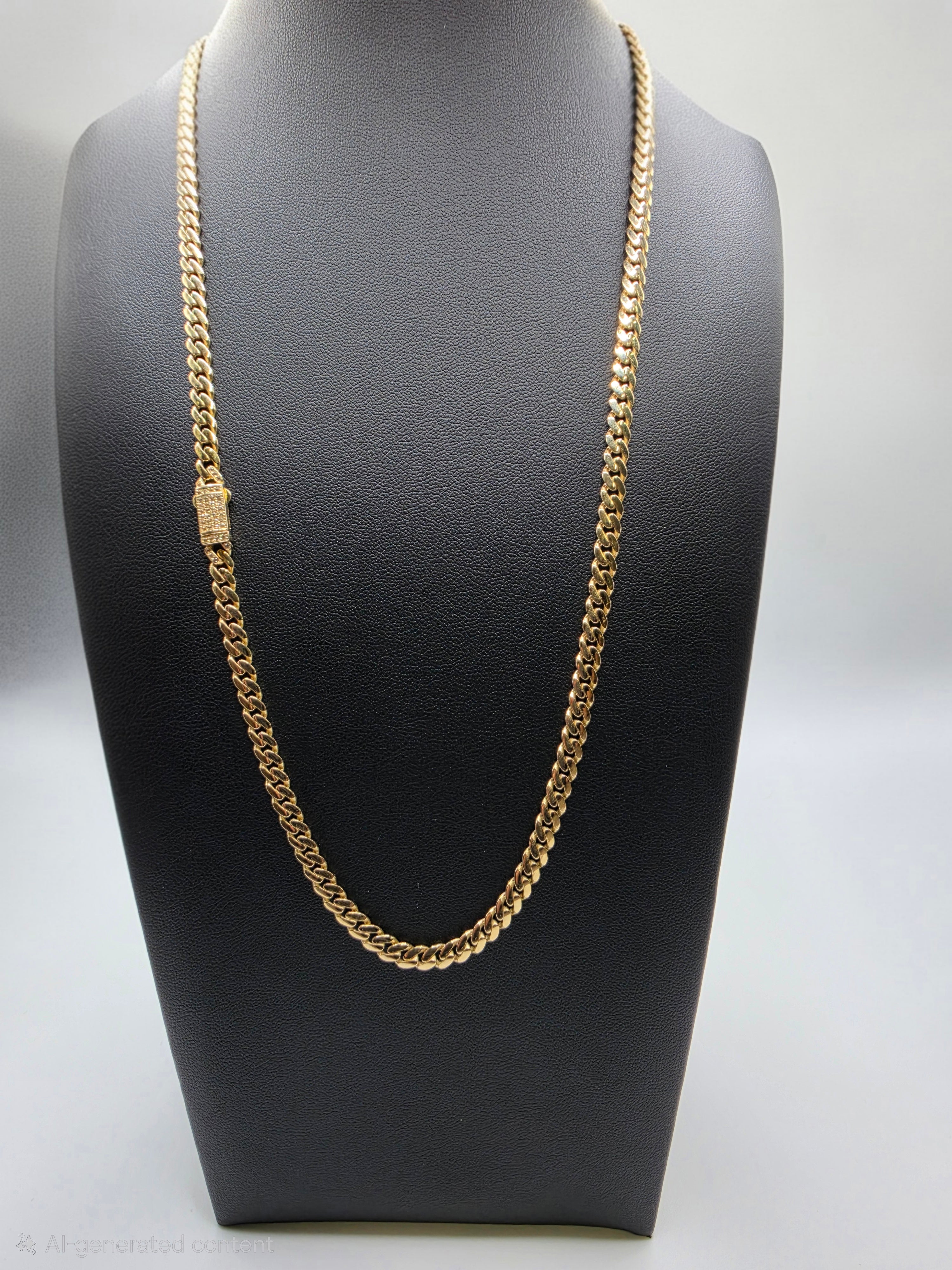 10K Gold M Chain