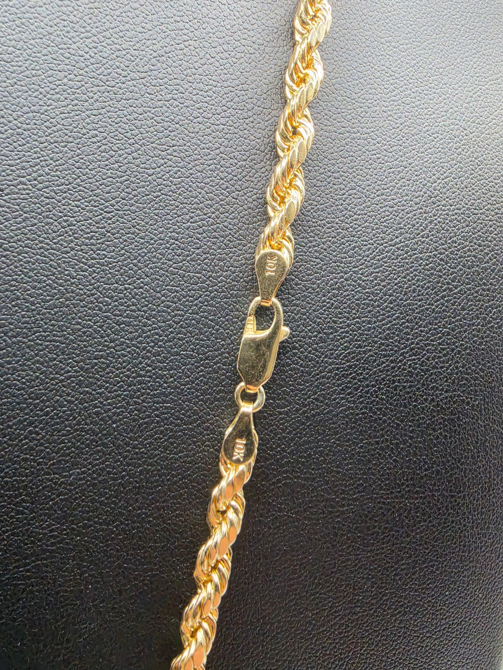 10K Gold Rope chain with Last supper Pendant