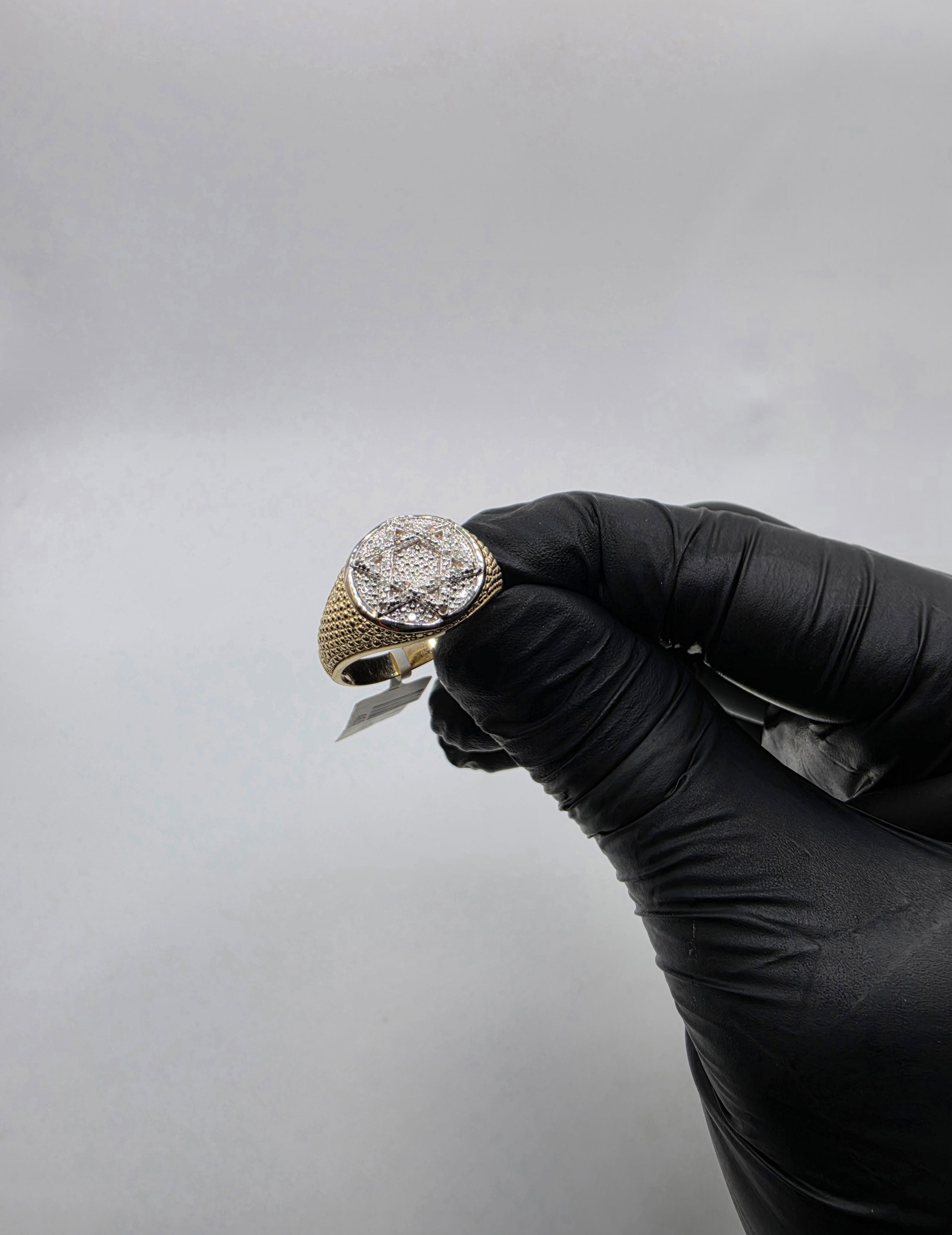 10K Gold Diamond Ring With Natural Diamonds