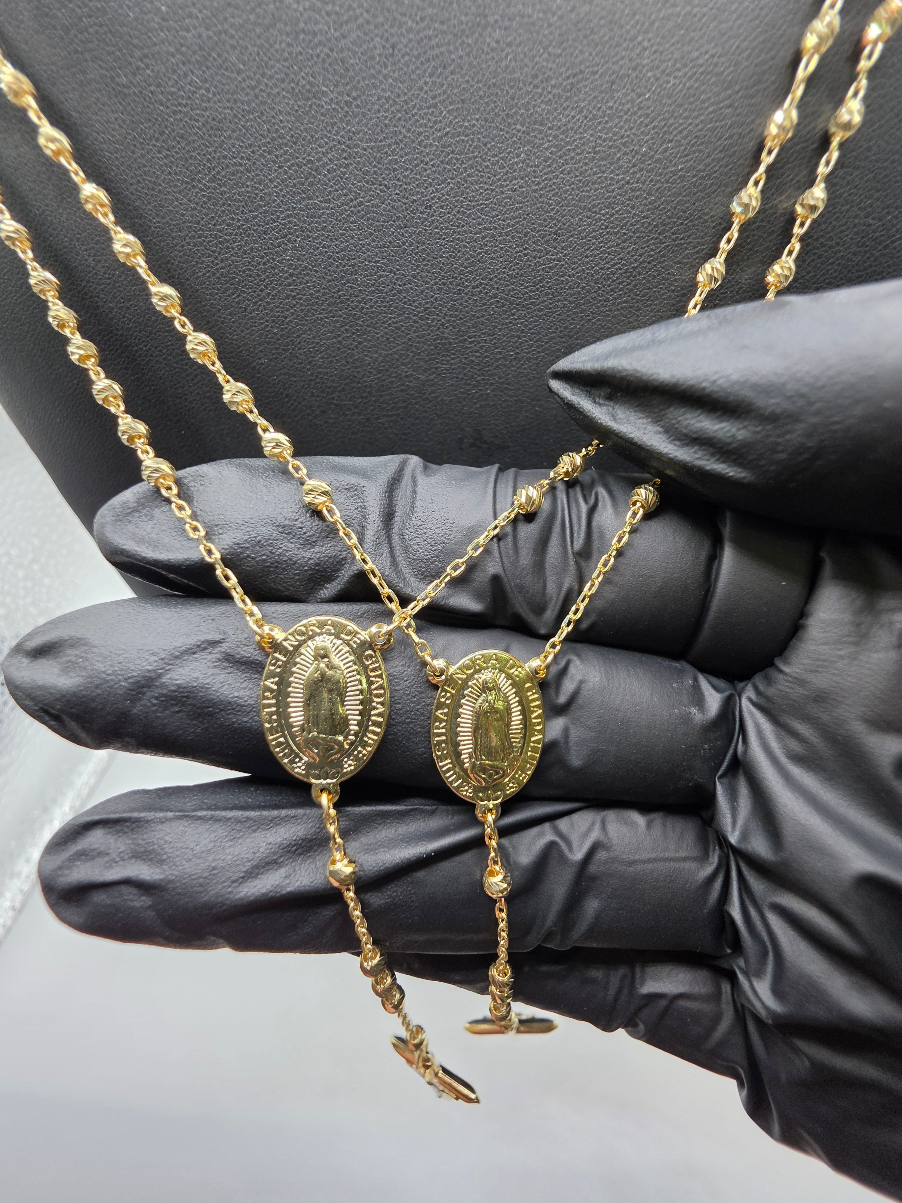 10K Gold Rosary