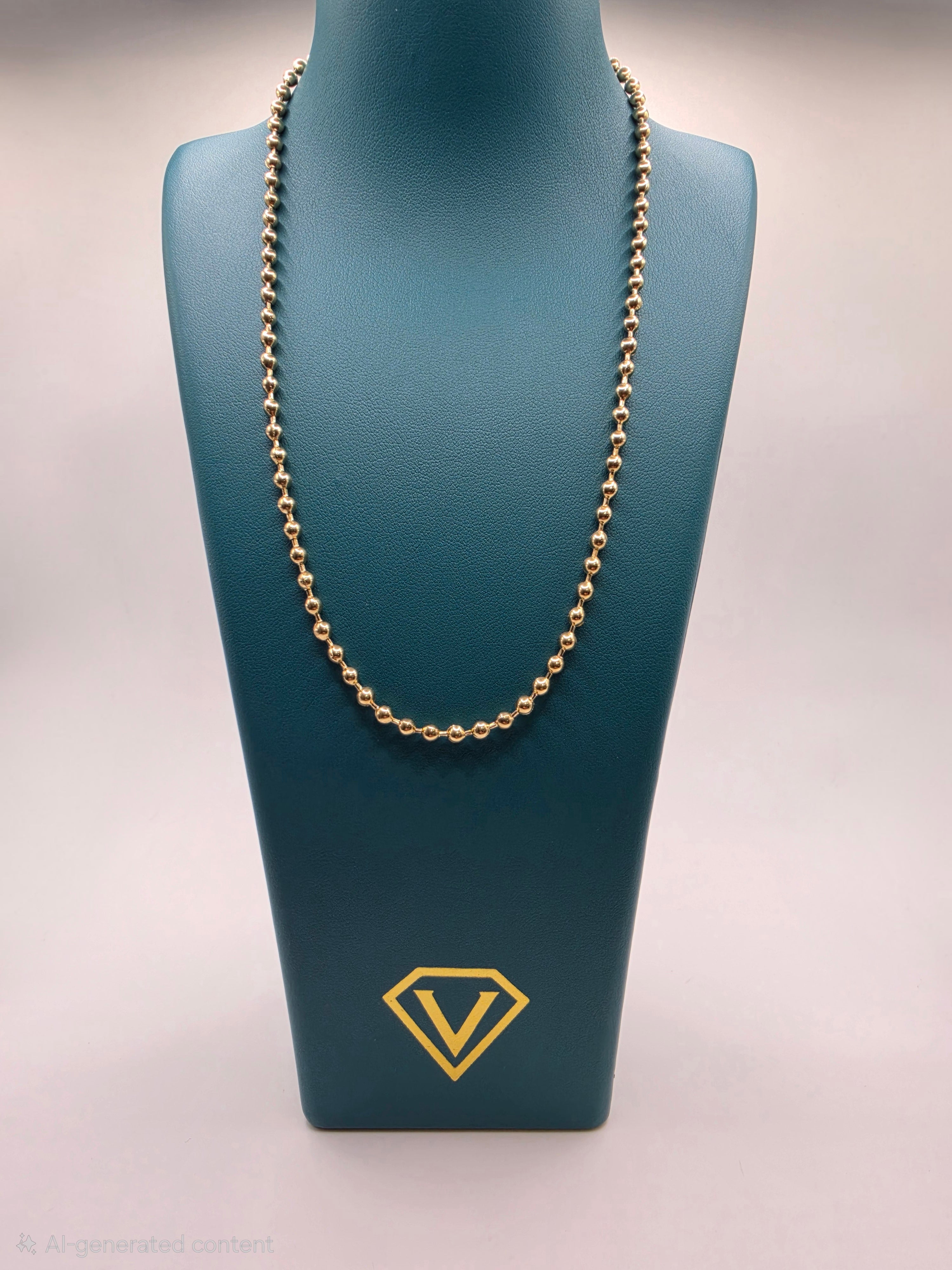 10K Gold Choker Semi Solid