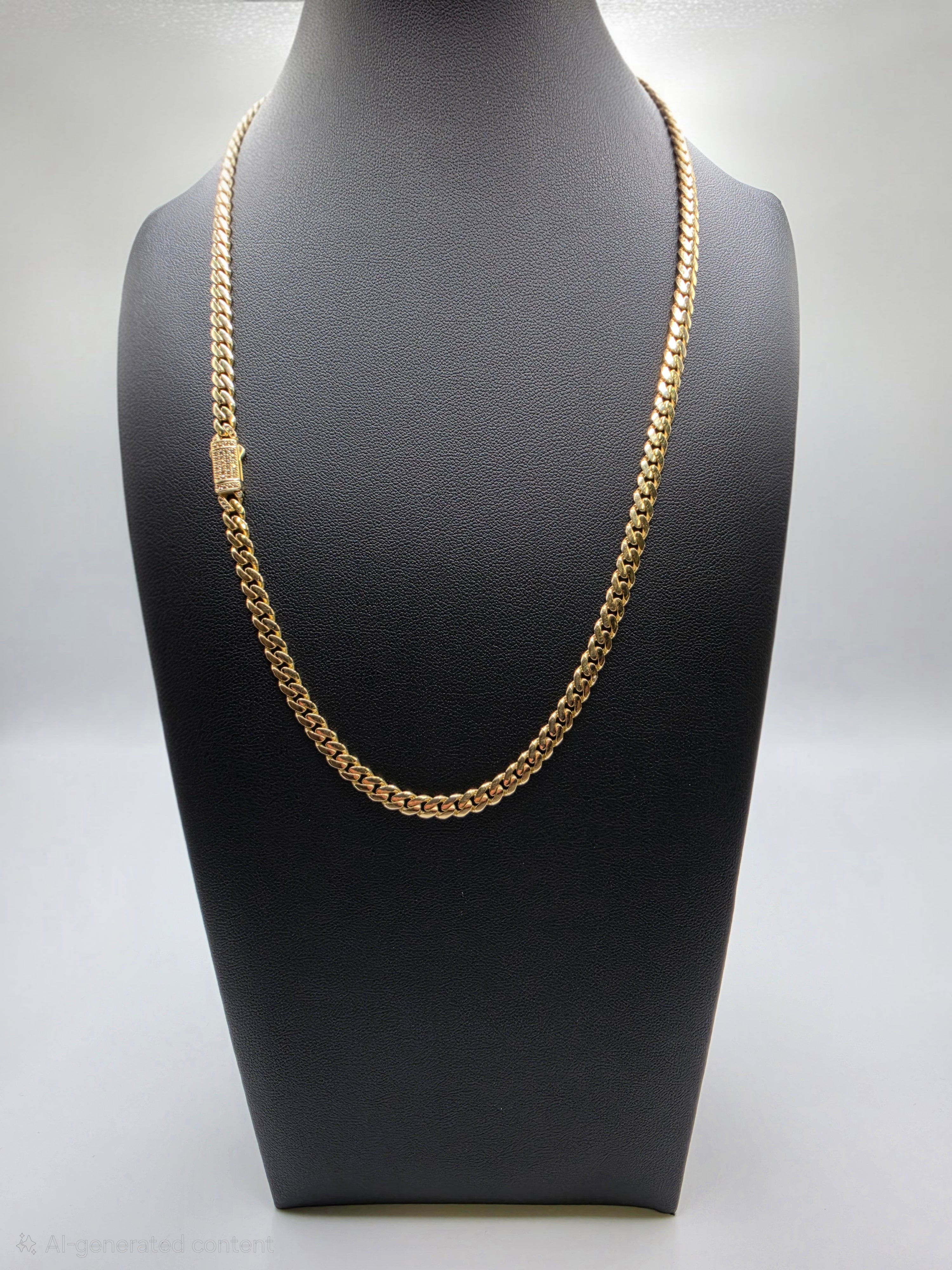 10K Gold M Chain