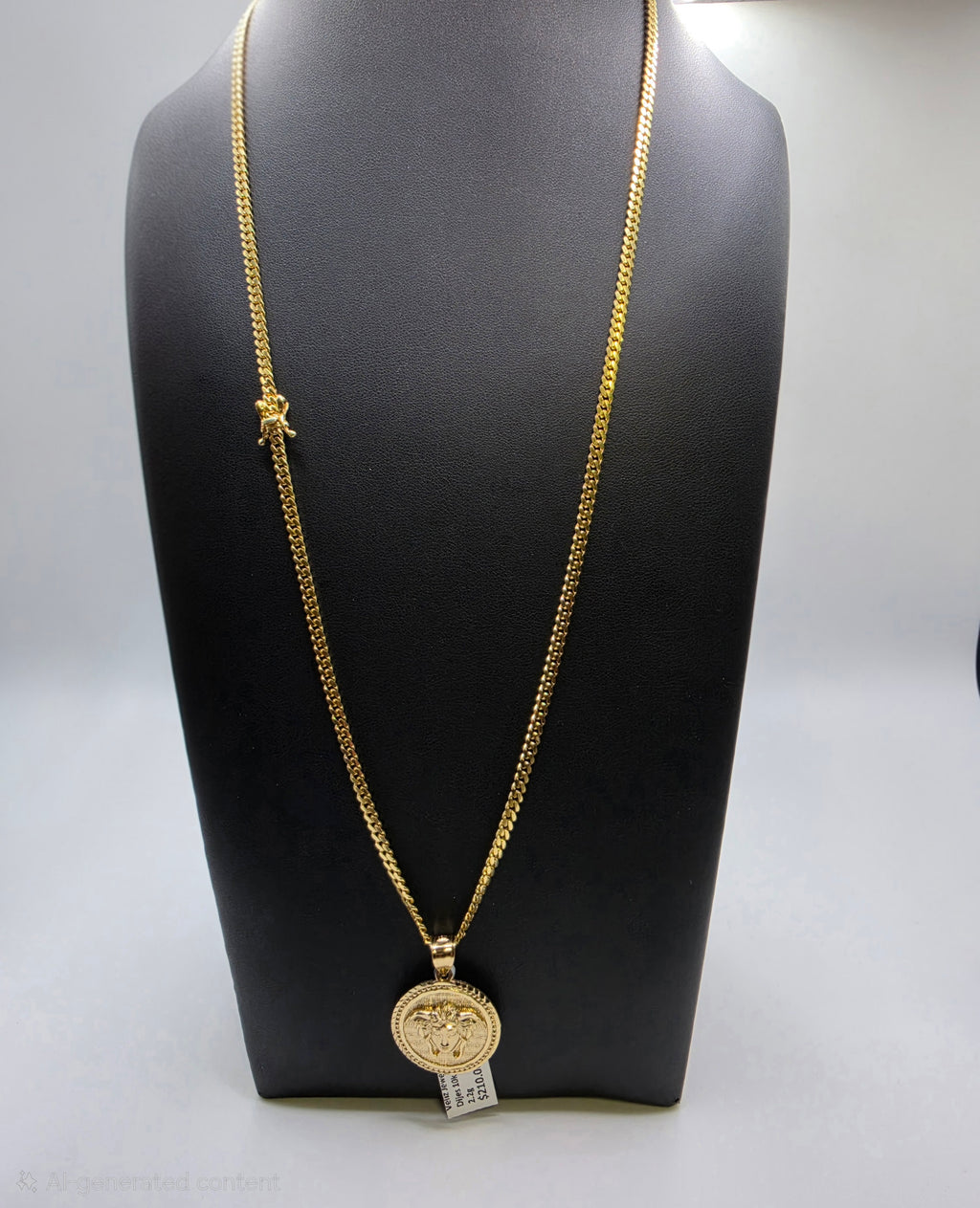 10K Miami Cuban Link with Pendant
