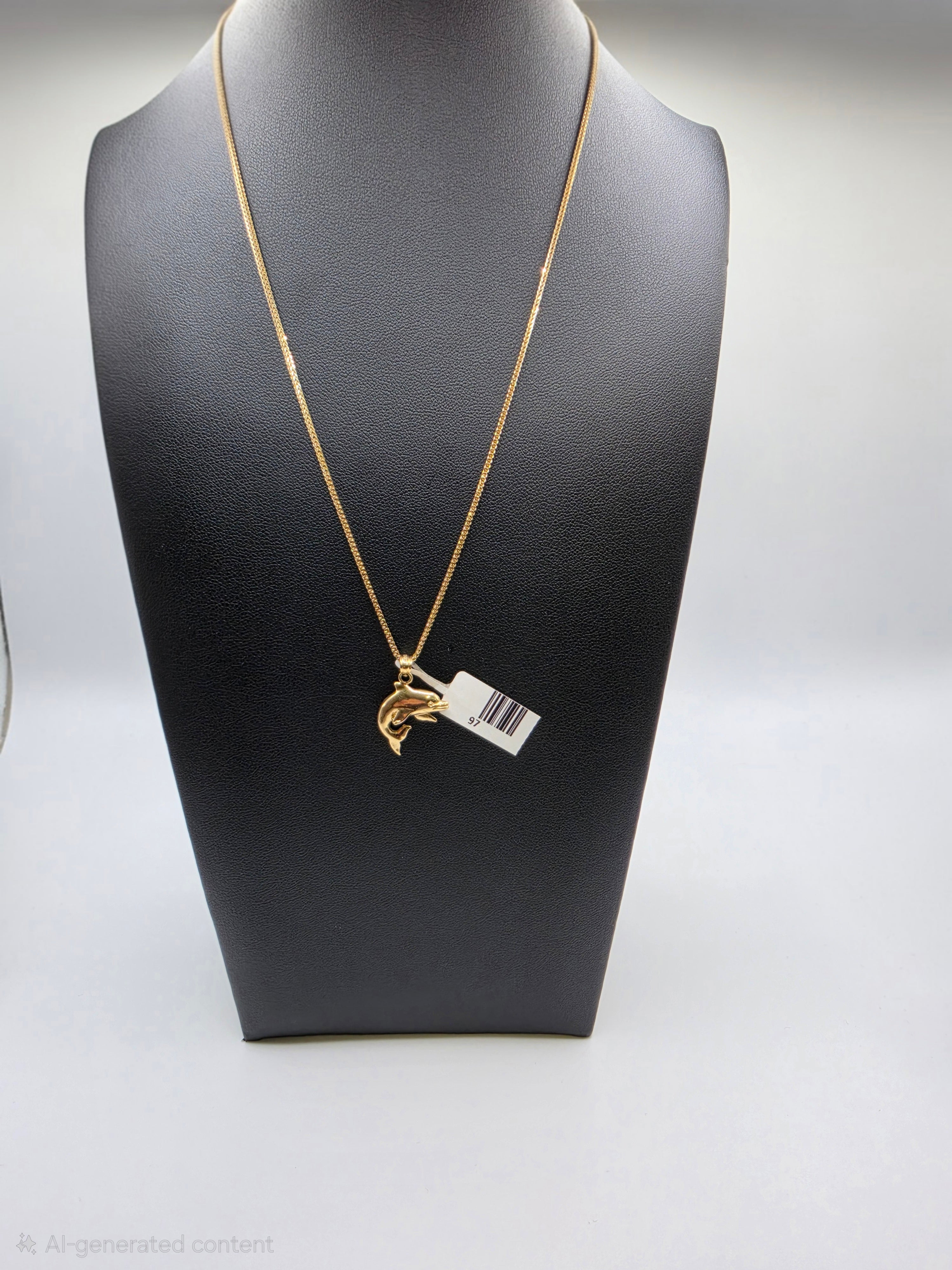 10K Gold Chain With Pendant