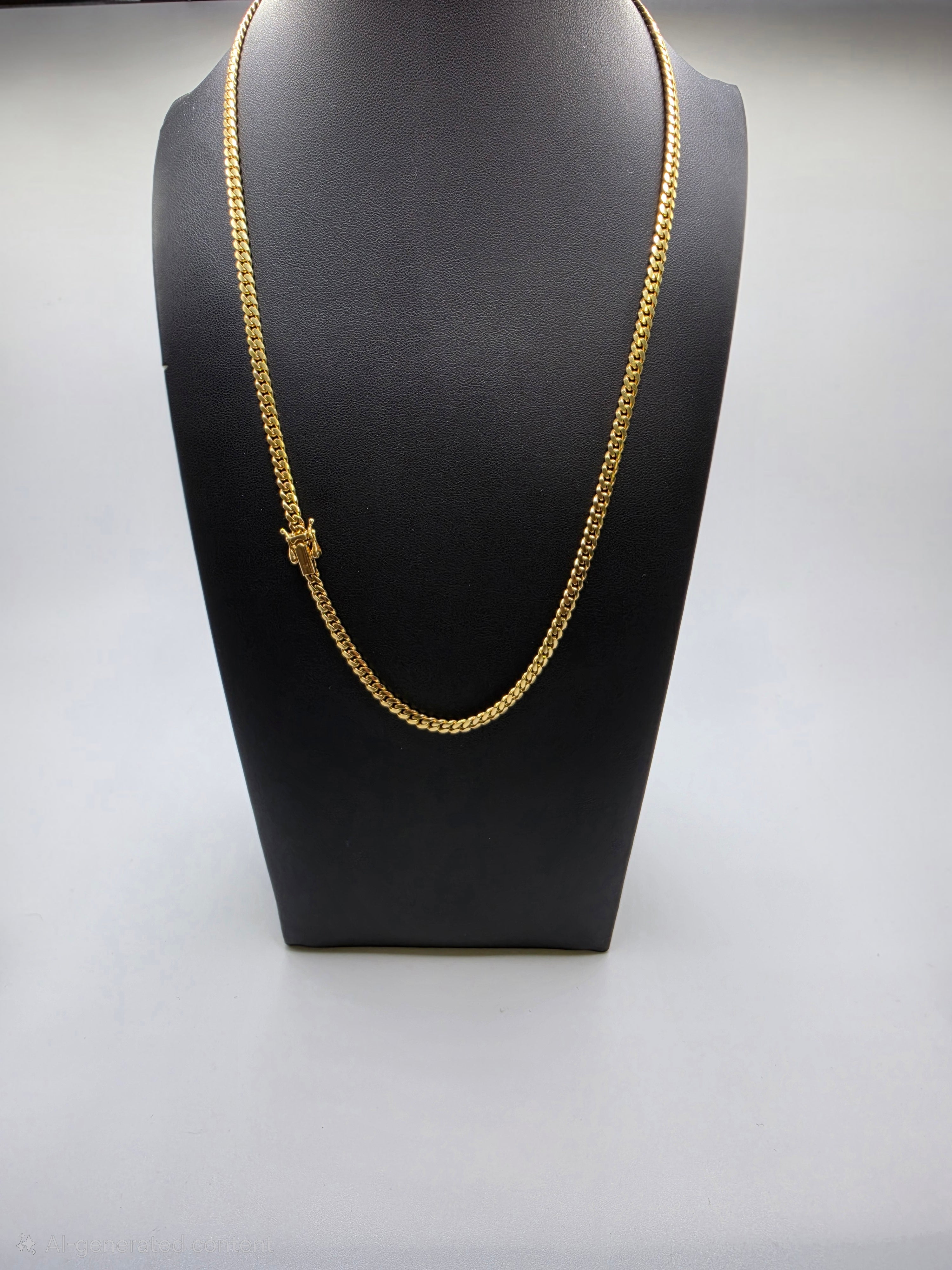 10K Gold Miami Cuban Chain Solid