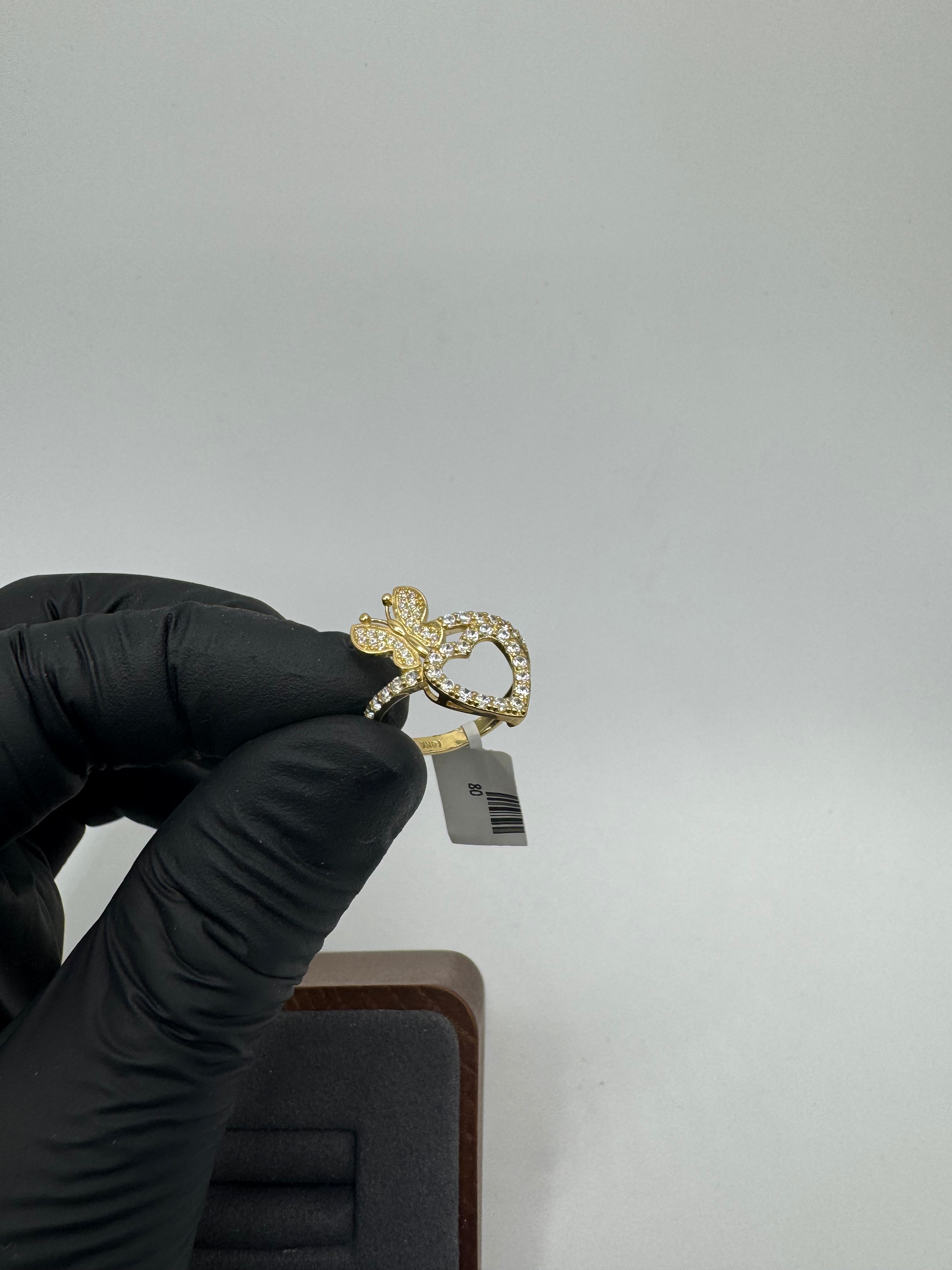 10K Gold Butterfly ring
