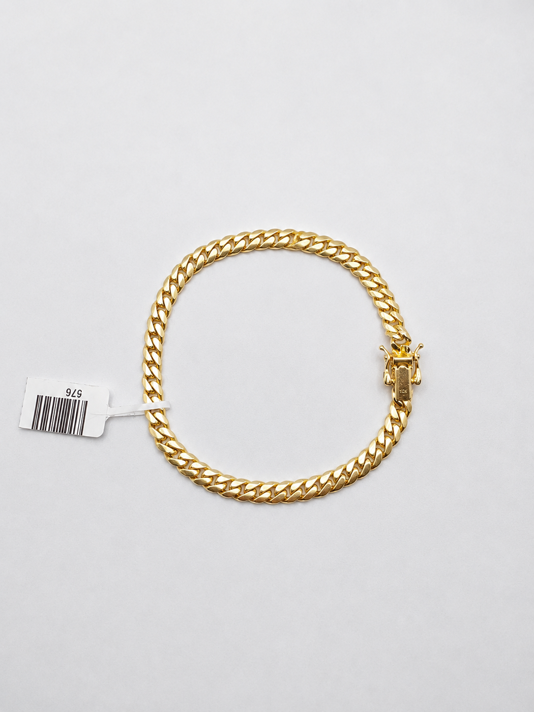 10K Gold Miami Cuban Link Bracelet Solid