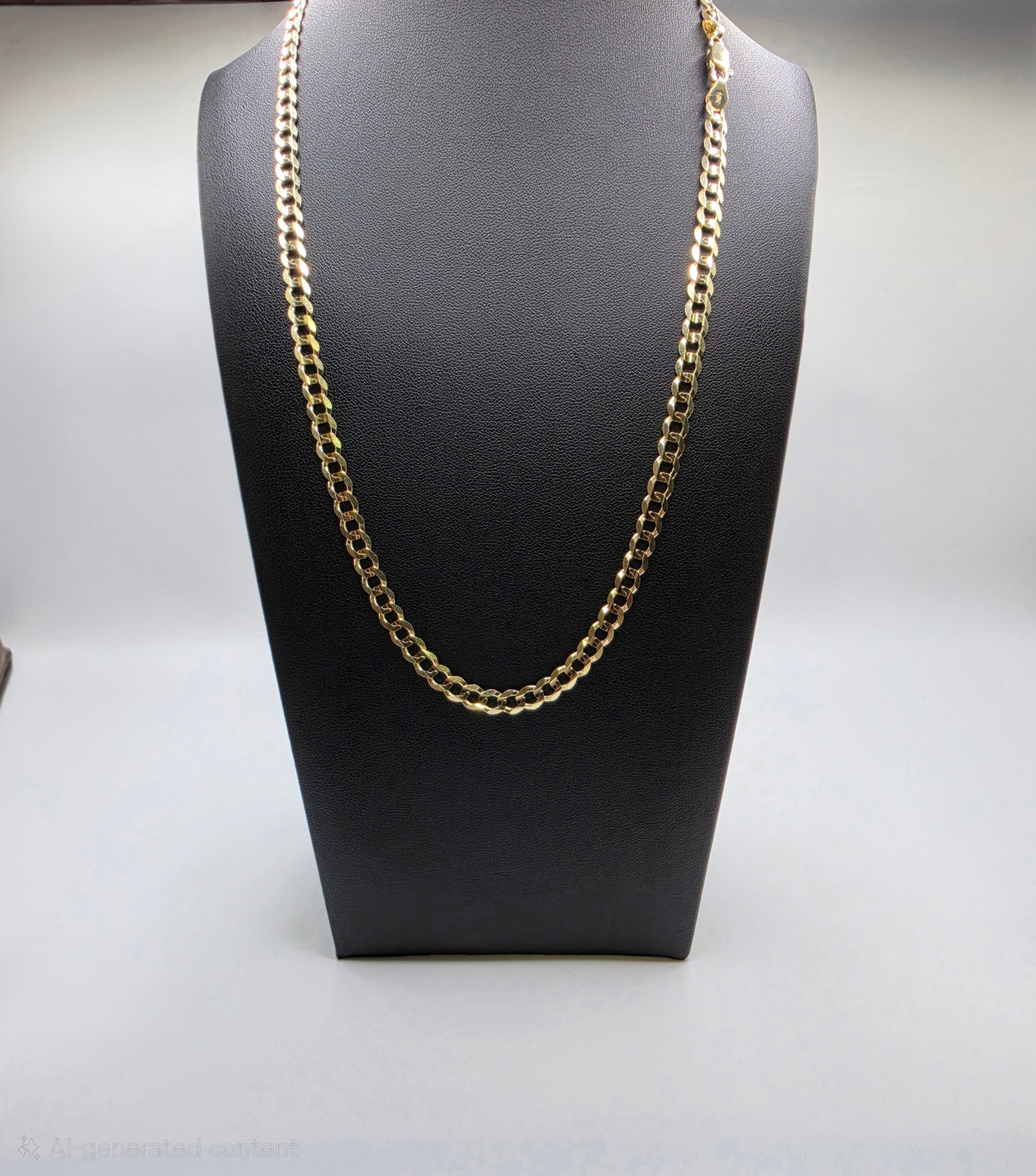 10K Gold Curve Chain