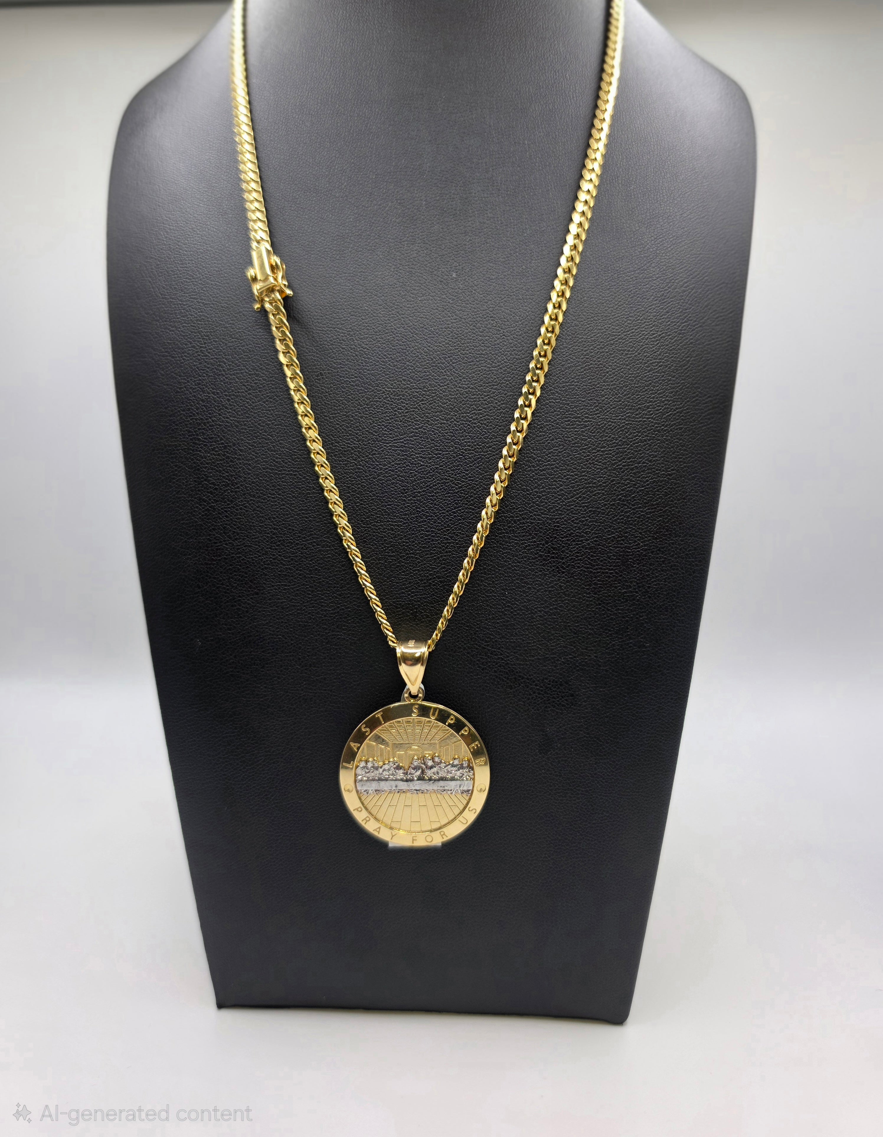 10K Miami Cuban Link withPendant
