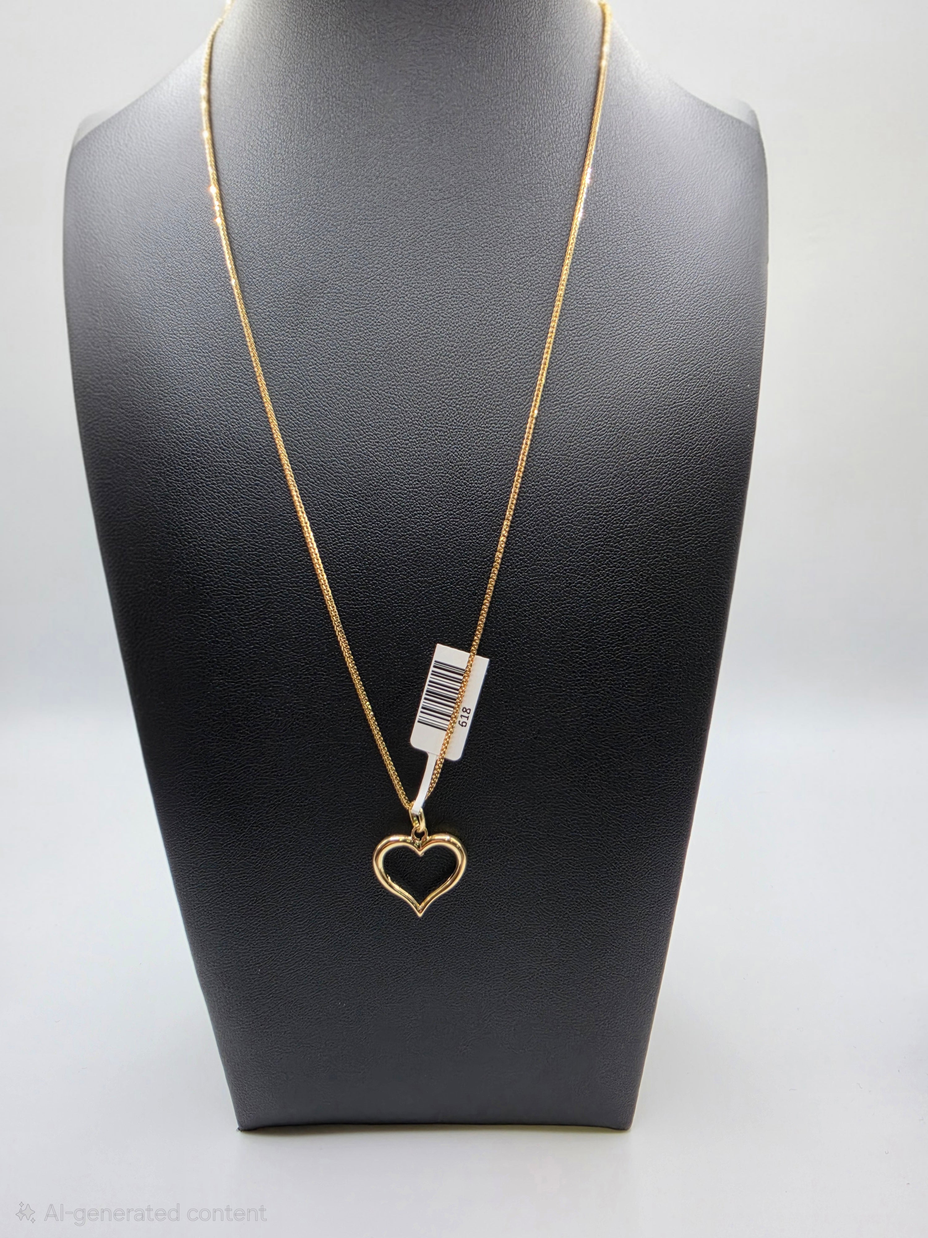 10K Gold Chain with Pendant