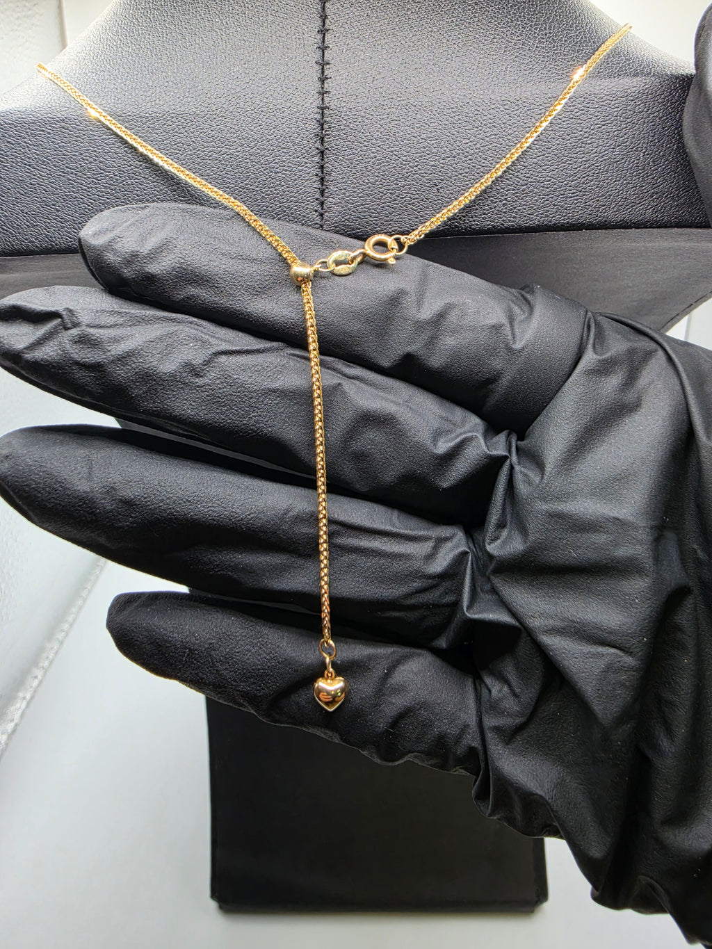10K Gold Chain With Pendant