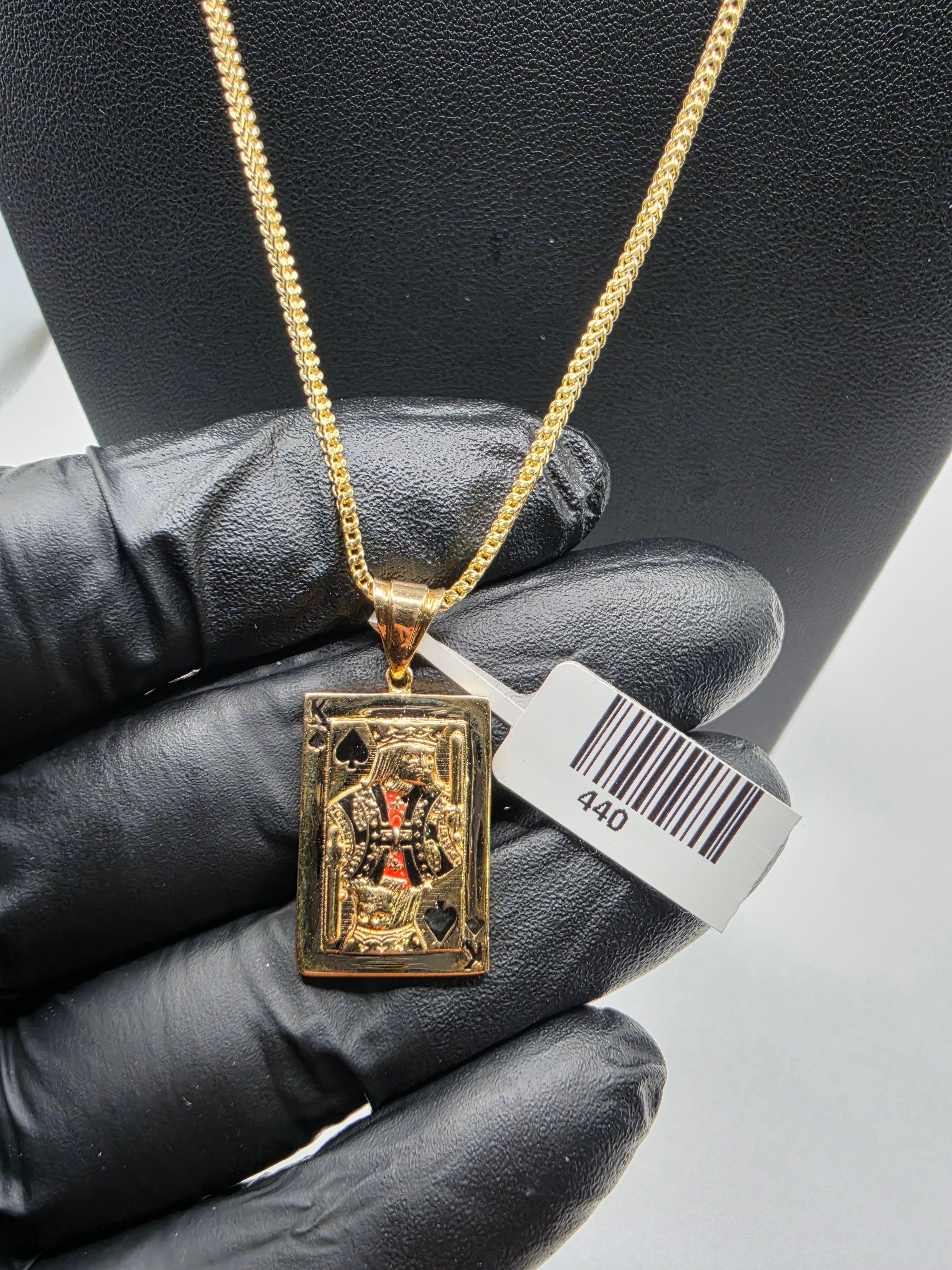 10K Franco Chain with Pendant