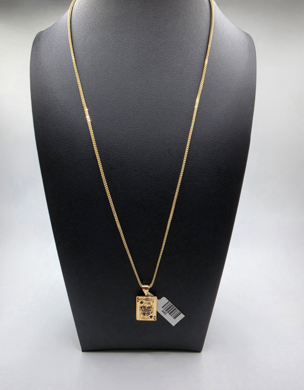 10K Franco Chain with Pendant