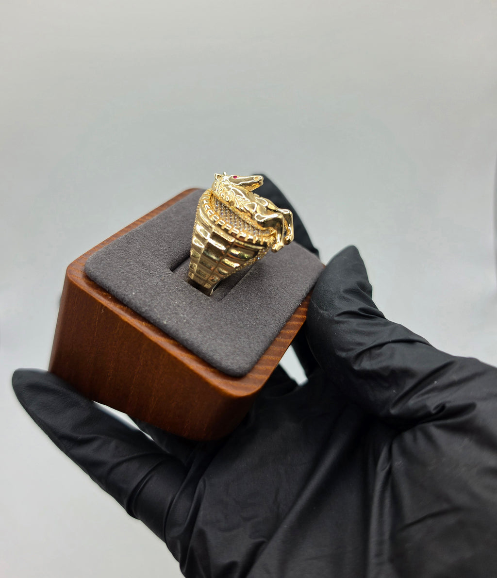 10K Gold Ring for Men Solid