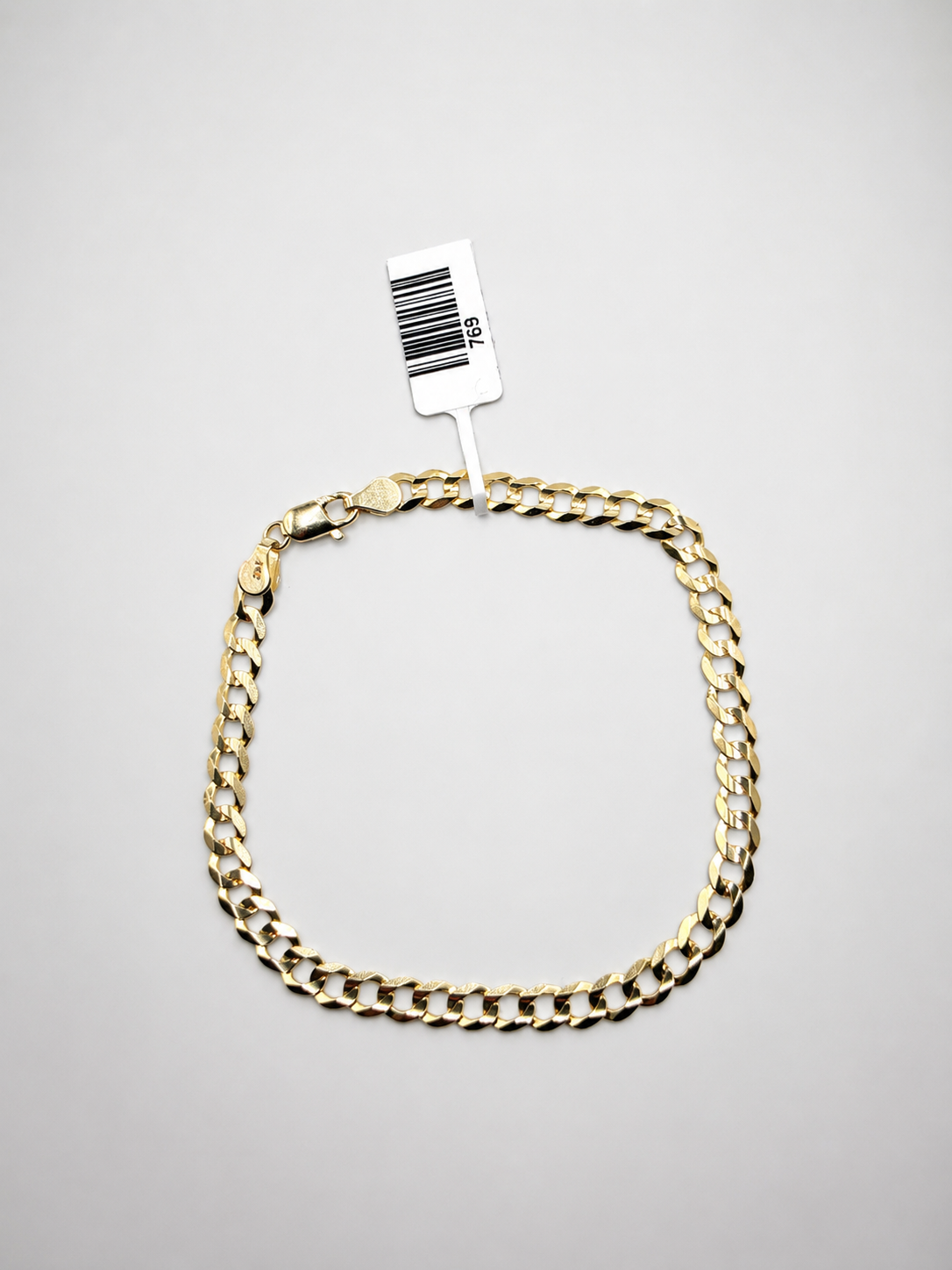 10K Gold Curve Bracelet