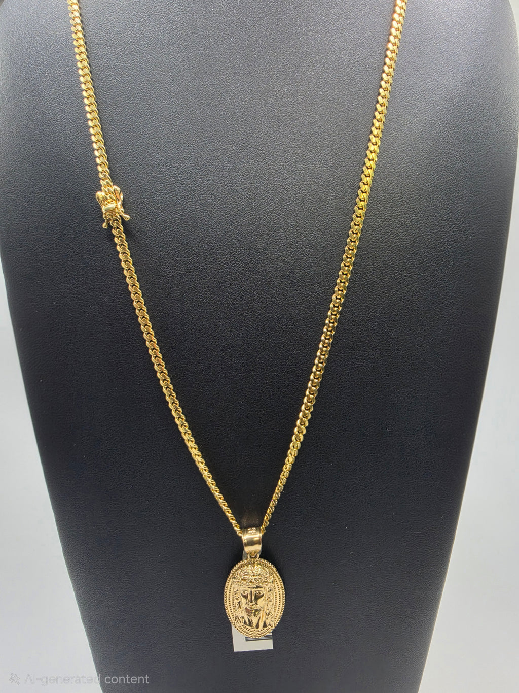 10K Miami Cuban Link with Pendant