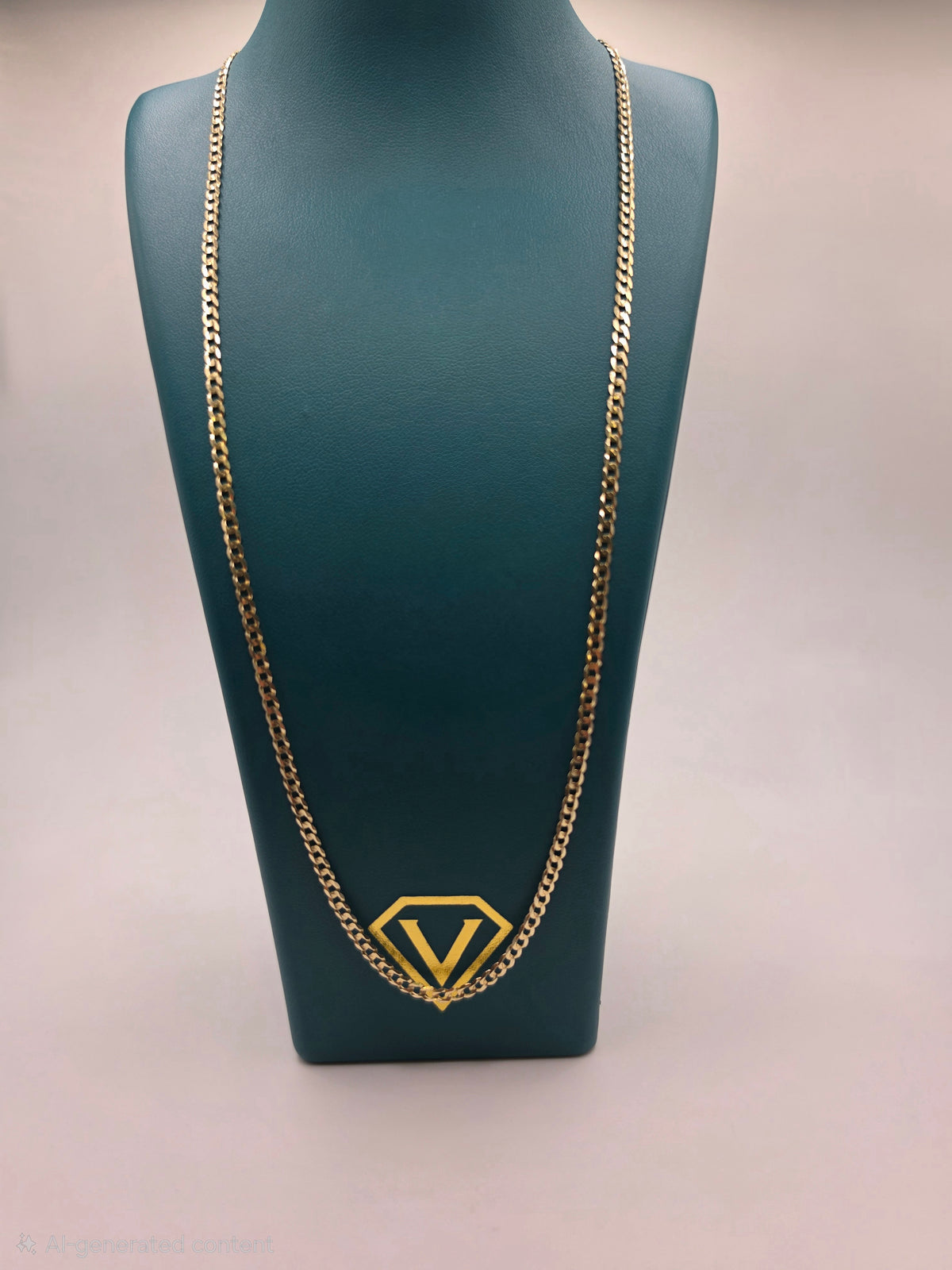 10K Gold Curve Chain Solid
